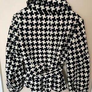 CHADWICKS Houndstooth Jacket Size 12